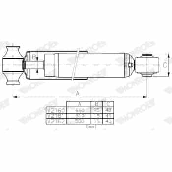 Amortiguador V2160 Monroe