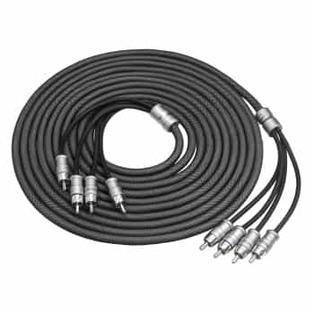 Cable RCA Cinch OFC Premium Recoil Echo Max de 4 canales y 510 cm