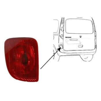 Luz antiniebla trasera izquierda 4312939 Van Wezel
