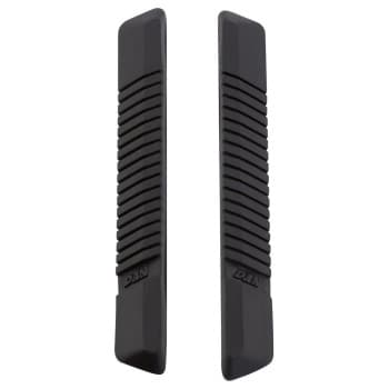 Juego de tiras para puerta Carpoint negras, 2 piezas, 110 mm