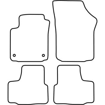 Alfombrillas adecuadas para Skoda Citigo 2012-