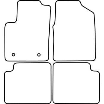 Alfombrillas de coche compatibles con Ford Ka 2013-2015