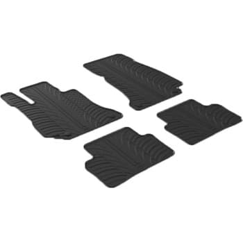 Alfombrillas de goma compatibles con Mercedes Clase E W213 Sedán (4 piezas)