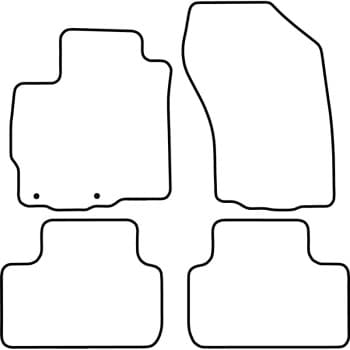 Alfombrillas de coche compatibles con Citroën C4 Aircross 2012-