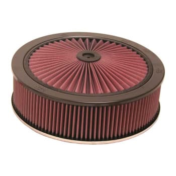 Brida K&N de 185 mm, 14'' de diámetro, 140 mm de altura con tapa X-Stream (66-3080)