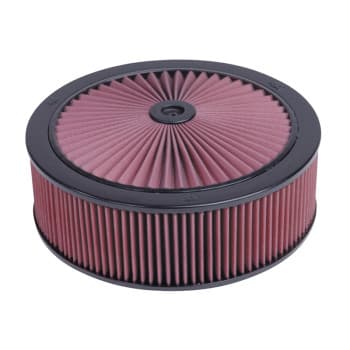 Brida K&N de 130 mm, 14'' de diámetro, 120 mm de altura, base abatible de 1,25'' con tapa X-Stream 