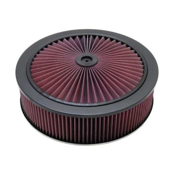 Bride K & N de 130 mm, diamètre de 14 '', hauteur de 143 mm avec couvercle X-Stream (66-3020)