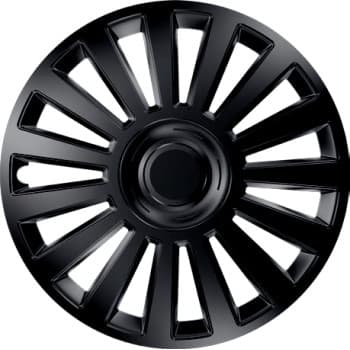 Ensemble de housses de roue noires de luxe de 13 pouces