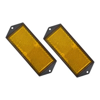 Reflector Carpoint Naranja 104 x 40mm 2 piezas