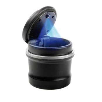 Basurero y cenicero en 1 con LED