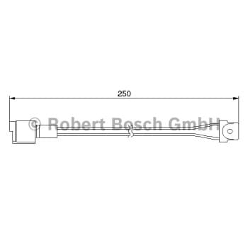 Contacto de advertencia, desgaste de pastillas/forros de freno 1 987 474 905 Bosch
