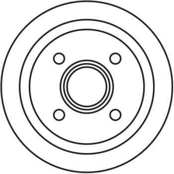 Tambor de freno 2739-S ABS