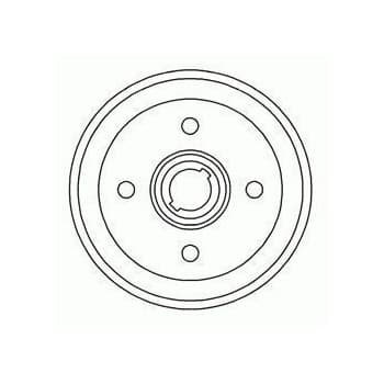 Tambor de freno 5125-S ABS