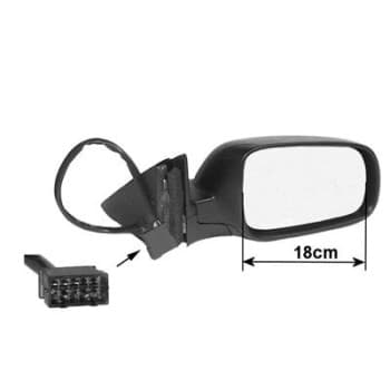 Retrovisor exterior eléctrico derecho AJUSTABLE, DERECHO 5837818 Hagus