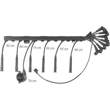 Juego de cables de bujía ZE755 Beru