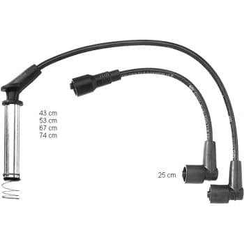 Juego de cables de bujía ZEF726 Beru