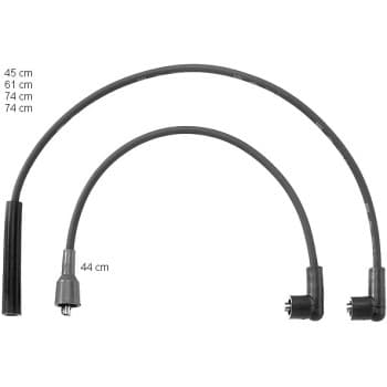 Juego de cables de bujía ZEF776 Beru
