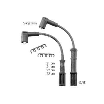 Juego de cables de bujía ZEF1598 Beru