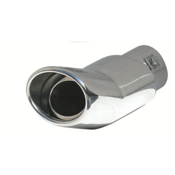 Punta de escape Simoni Racing Ovalada DTM Acero Inoxidable - Diámetro 118x70mm - Longitud 160mm - Montaje 57mm