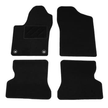 Alfombrillas de coche aptas para Fiat Seicento 1998-2007 4 piezas