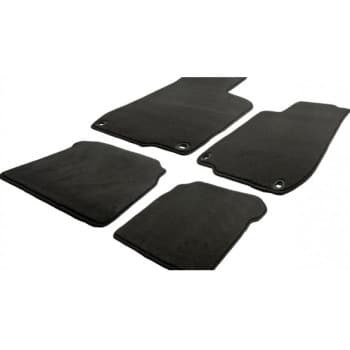 Alfombrillas de terciopelo aptas para Audi 80 1978-1986, 4 piezas