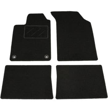 Alfombrillas de coche compatibles con Renault Clio II 2001-2005 4 piezas