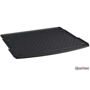 Alfombrilla de maletero compatible con Audi Q5 2017- (piso de carga alto + paquete maletero incl. red)