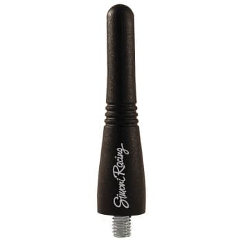 Antena de goma Simoni Racing 'Gum' - Negra - Longitud 6 cm