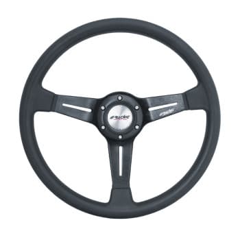 Volante deportivo Simoni Racing, 350 mm de recorrido, PU negro