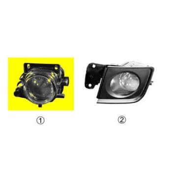 Faro antiniebla izquierdo del año de fabricación 10º mes 1999 al 7º mes 2001 (no para V8) 0316995 Van Wezel
