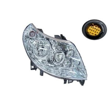 Phare droit avec actionneur 1651962 Van Wezel