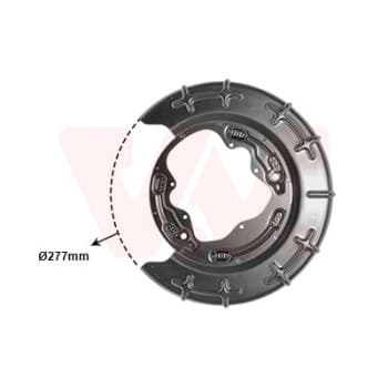 protector contra el polvo trasero izquierdo
