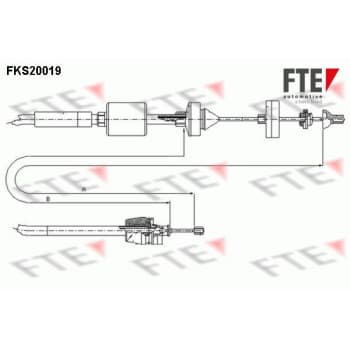 Tirette à câble, commande d'embrayage
