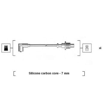 Juego de cables de bujía 941085150567 Magneti Marelli