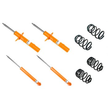 Kit KONI Str.T apto para Seat Leon 5F y Golf VII con contrapeso de eje trasero/delantero con puntal de 55 mm y barra de 