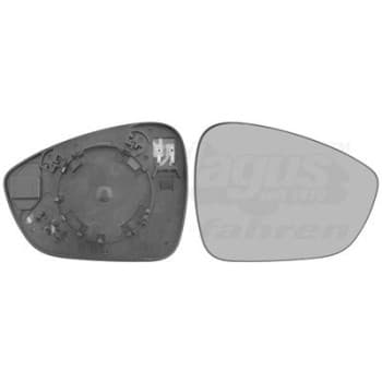 Cristal de espejo, retrovisor exterior 0954838 Hagus