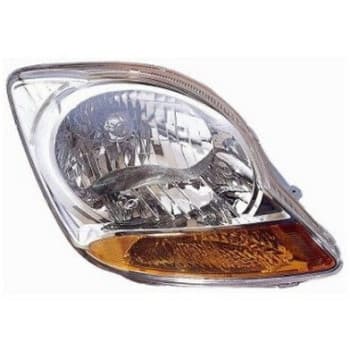 Phare droit avec feu clignotant H4 + Moteur Electrique 0807962 Van Wezel