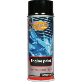 Pintura resistente al calor Motip Tuning-Line - negra - 400 ml