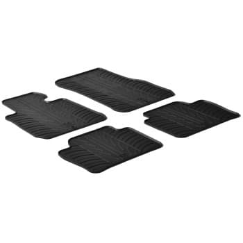 Alfombrillas de goma aptas para BMW Serie 3 F30/F31 2012-