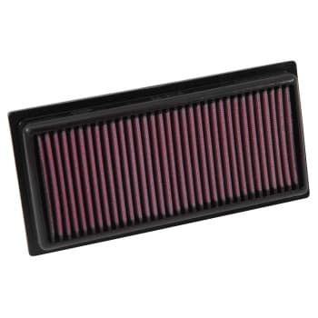 Filtro de repuesto K&N compatible con Mitsubishi Attrage, Mirage y Space Star 1.0 y 1.2 (años 2012-2017) (33-3016)