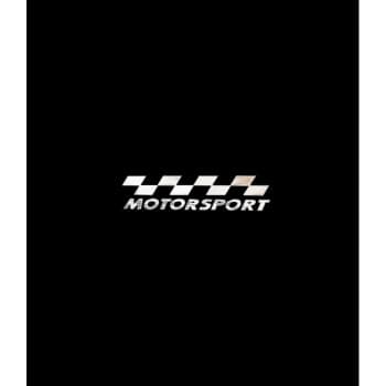 Adhesivo de níquel 'MOTORSPORT' - 70 x 15 mm
