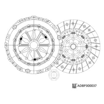 Kit de embrague ADBP300037 Blue Print