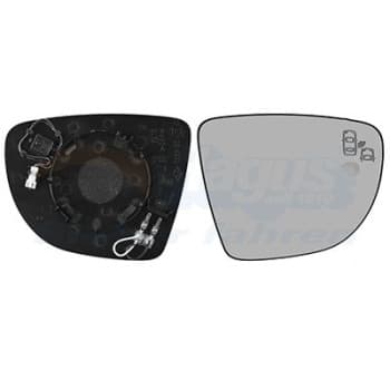Cristal de espejo, retrovisor exterior *HAGUS* 4420836