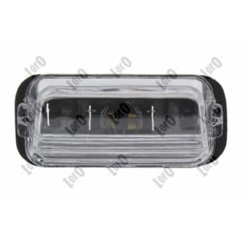 Lámpara de matrícula