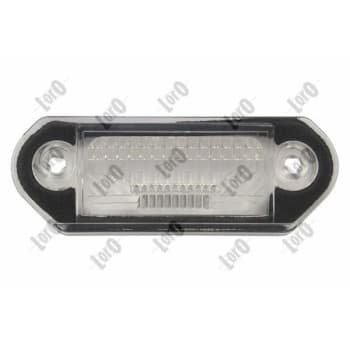 Lámpara de matrícula