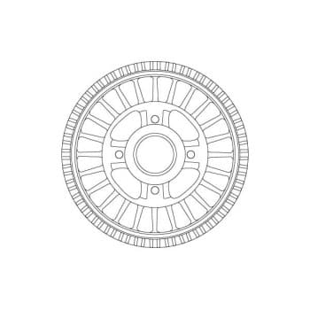 Tambor de freno DB4557MR TRW
