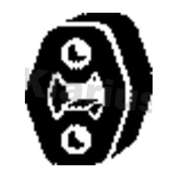 Soporte, sistema de escape