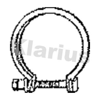 Abrazadera, sistema de escape