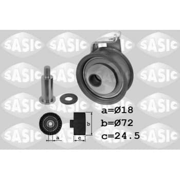 Polea tensora, correa de distribución