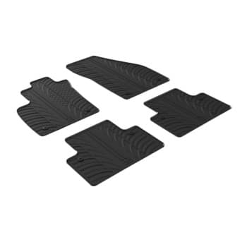 Tapis en caoutchouc adaptés pour Volvo S40/V50 2004-2011